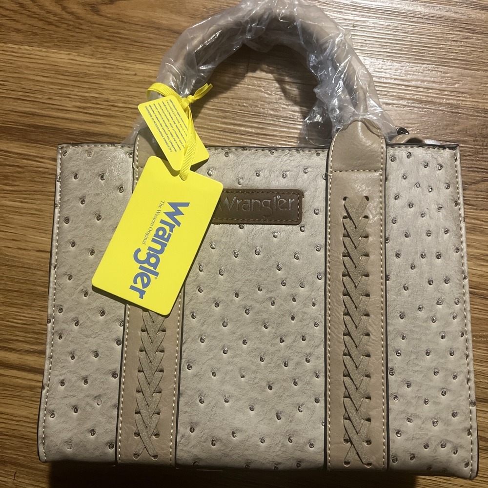 NWT Wrangler All Carry Tote Khaki‎ - Ladies Purses - Wg70-8120A KH
